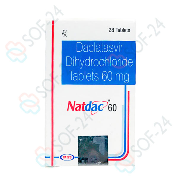 natco-natdac Даклатасвир Natdac (Natco) 28 таблеток